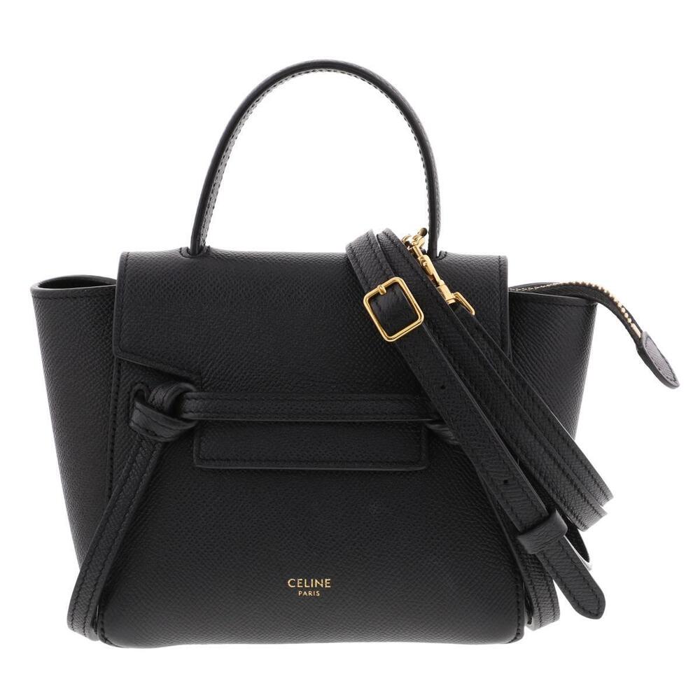 CELINE Belt Bag Handbag Black